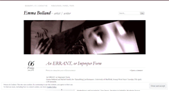 Desktop Screenshot of emmabolland.com